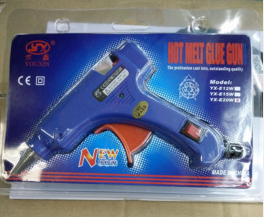 [guke] blue hot melt glue gun high power safety durable