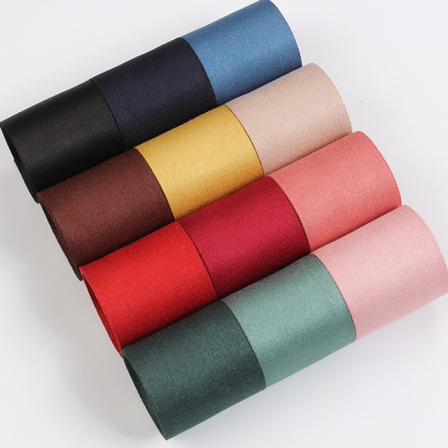 korean matte pure color suede ribbon diy hair accessories packaging material clothing accessories satin ribbon