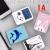 New artistic painting double U mobile power polymer retro fresh charge mini portable charger