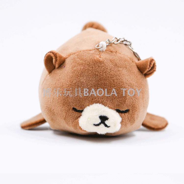 round bear plush