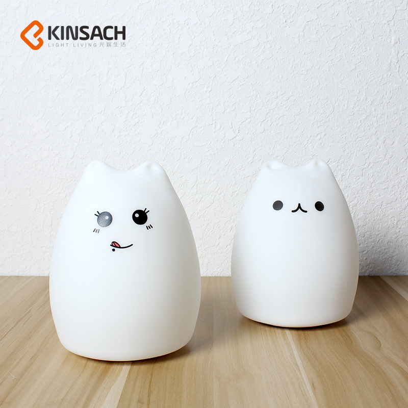 Supply Creative Cute Desk Lamp Cute Expression Cat Night Light Led