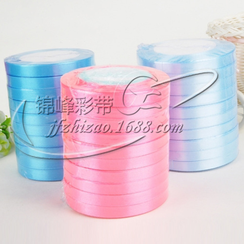 1cm ribbon exquisite packaging wedding scene layout ribbon sample color customized wholesale