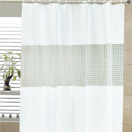 [Baihao] Waterproof and Mildew-Proof Thickened Curtain Bathroom Partition Curtain Punch-Free Door Curtain Shower Curtain A- 110-3