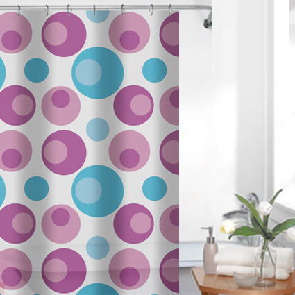 [Baihao] Waterproof and Mildew-Proof Thickened Curtain Bathroom Partition Curtain Non-Perforated Curtain Shower Curtain A2-030