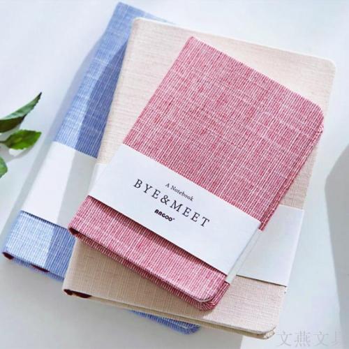 Korean Cloth Notebook Hand Notebook Personalized and Small Fresh Student Notebook 36K Portable Pocket Notepad