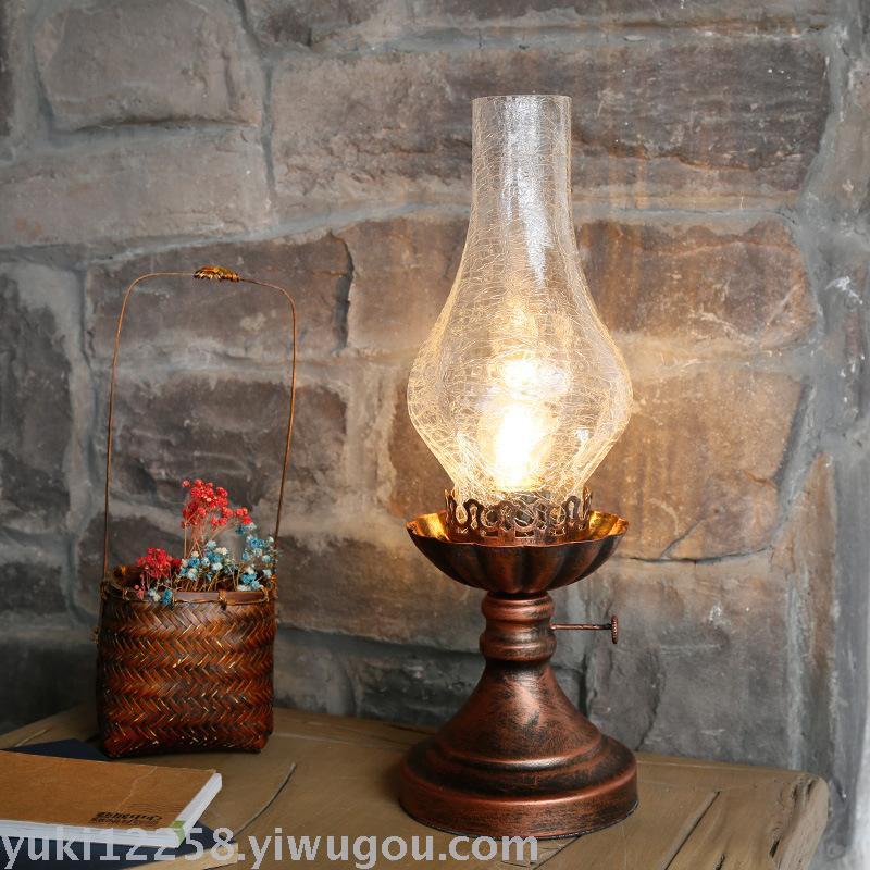 Supply Old Style Kerosene Lamp Bedroom Bedside Lamp Creative