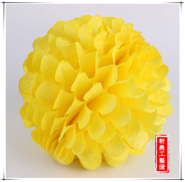 蜂窝球纸花球花边纸花球拉花商场珠宝店铺创意装饰用品