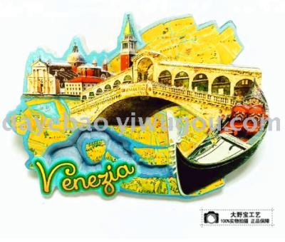 2018 new Italian Venice resin printing tourism souvenir refrigerator stickers