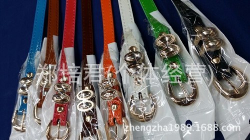 Women‘s Belt Korean-Style Fashionable All-Match Decorative Thin Waist Chain Candy-Colored Waist Seal Belt