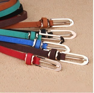 Korean Fashion Candy Color Cute Thin Belt Women‘s Decoration Belt All-Match 