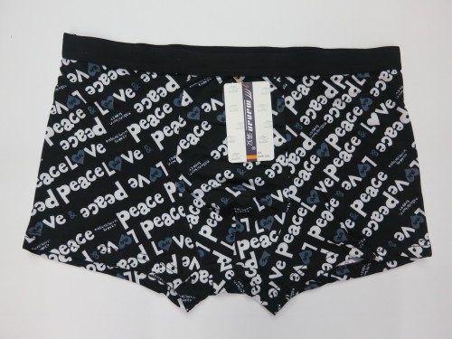 man‘an men‘s underwear printed collagen regenerated fiber milk silk， soft and comfortable boxers wholesale