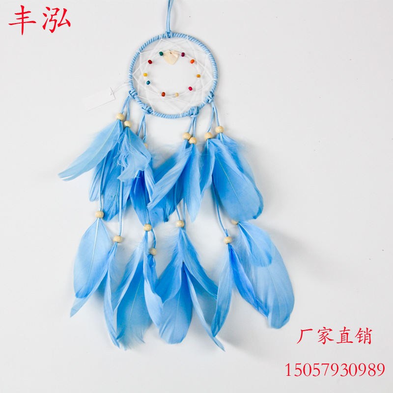 厂家直销印第安捕梦网森系房间卧室挂饰空中风铃少女心纯手工礼物