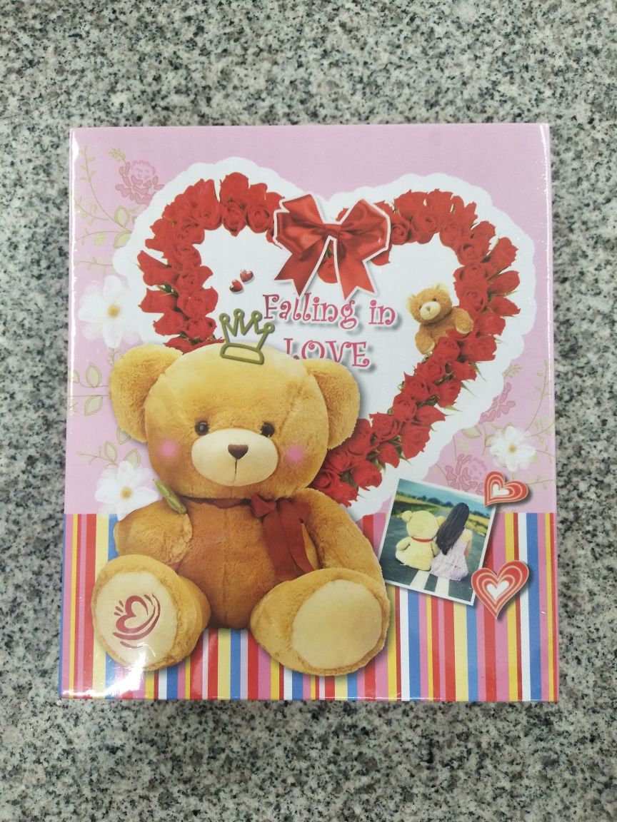 6寸情侣插页式盒装相册影集6寸60张