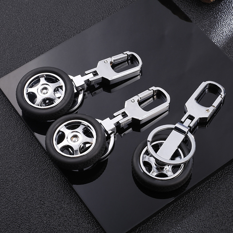 可定制汽车小礼品定制创意轮胎钥匙扣车标钥匙扣配饰