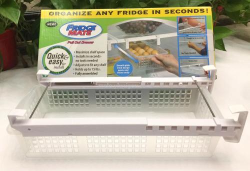 Fridge Mate Pull out Drawer Refrigerator Drawer Storage Box Egg Storage Box