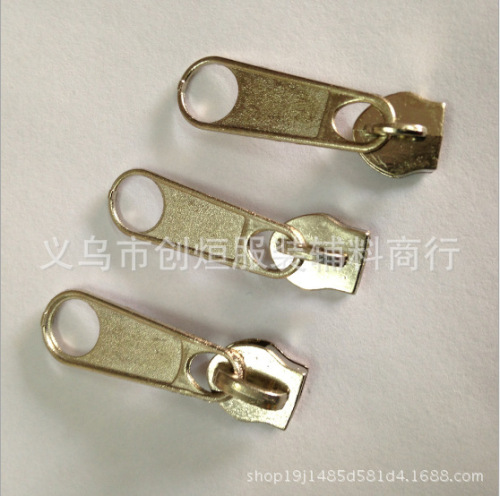 factory direct professional pull head： zinc alloy zipper head metal zipper head pull piece luggage hardware pull head pull