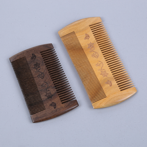 bi raccoon comb wooden encryption wooden comb scraping head lice ultra-dense teeth remove lice eggs dandruff remove dandruff