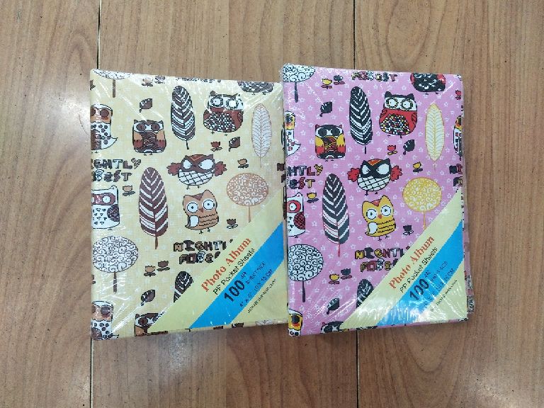 6寸皮面插页式猫头鹰相册影集 6寸100张  200张相册