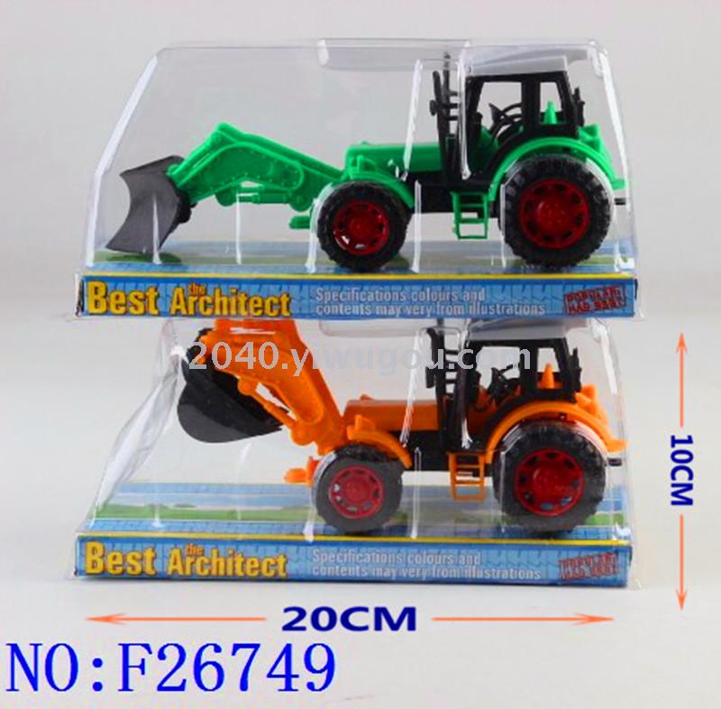 跨境儿童塑料玩具批发 惯性车 农夫车F26749