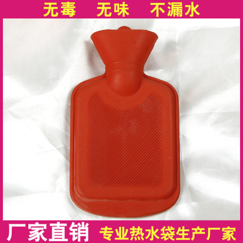 factory direct sales rubber thickened small hot water bag thickened 500ml
