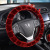 Car steering wheel cover winter imitation wool short fleece set Car set female thermal equipment interior