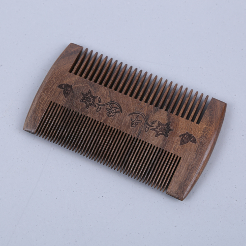 shen guibao bi zi comb wooden encryption wooden comb scraping head lice ultra-dense teeth remove lice eggs dandruff and dandruff