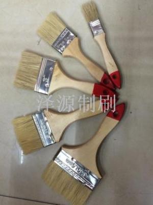 Clear oil red tail brush