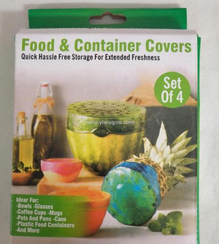 Food Container Covers Fruit Fresh Cover Fresh Cover 4-Piece Set