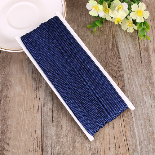 0.4cmdiy hand-woven nylon rope tang suit cheongsam buckle concave with herringbone belt clothing accessories wholesale