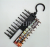 Japan Multi-Functional Plastic Row Tie Rack Tie Clip Scarf Rack Belt Rack Scarf Bracket Storage Rack