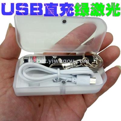 Mini USB charging new laser pen green laser lamp outdoor signal pointer sales pens