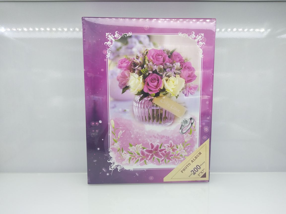 7寸个性花朵插页式相册影集
7寸200张