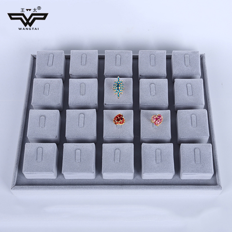 淘宝热卖带支架首饰托盘饰品盘展示架 珠粒绒珠宝店供应盘可定做