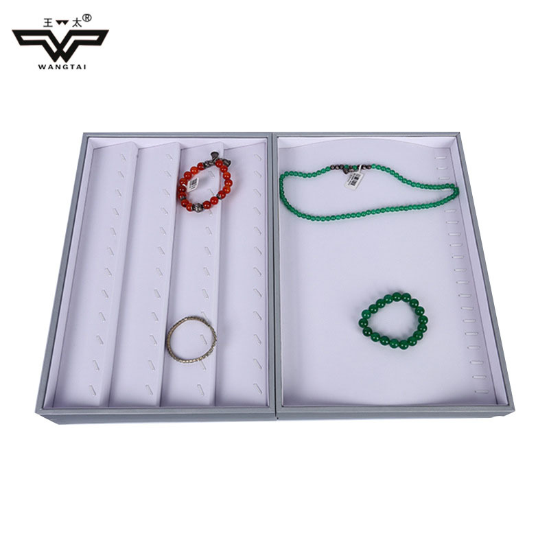 厂家热销新品PU创意分层首饰盘 项链珠宝托盘戒指收纳盘定做批发