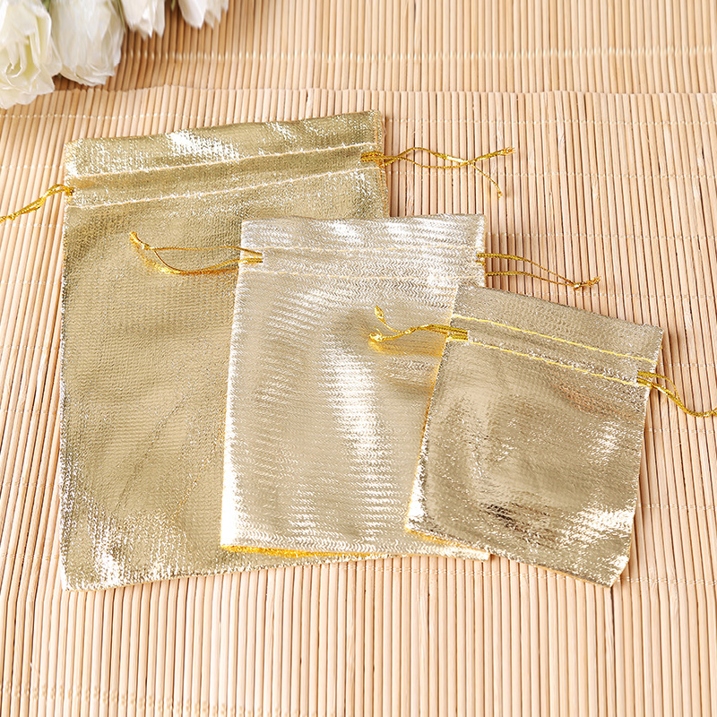 个性锦囊首饰袋 束口抽绳天鹅绒布珠宝饰品收纳小布袋整包100个