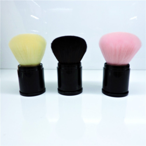 Factory Hot Spot Beauty Tools Makeup Brush Plastic Artificial Fiber Hair Blush Retractable Brush Multi-Color Optional