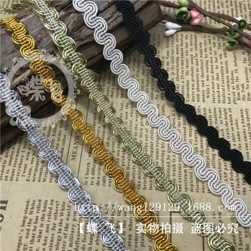 factory direct sales spot supply small bend middle bend gold and silver wire wrapping thread lace diy handmade necklace