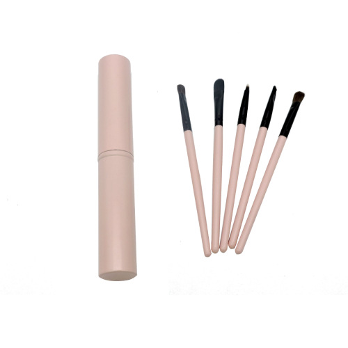 Portable Makeup Brush Wholesale 5 Pieces of Horse Hair Eye Makeup Brush Sets of Makeup and Beauty Tools