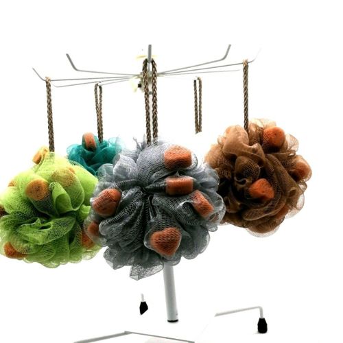 [Clear Branches] Mesh Sponge New Color Loofah Love Style Factory Direct Sales Clean Skin