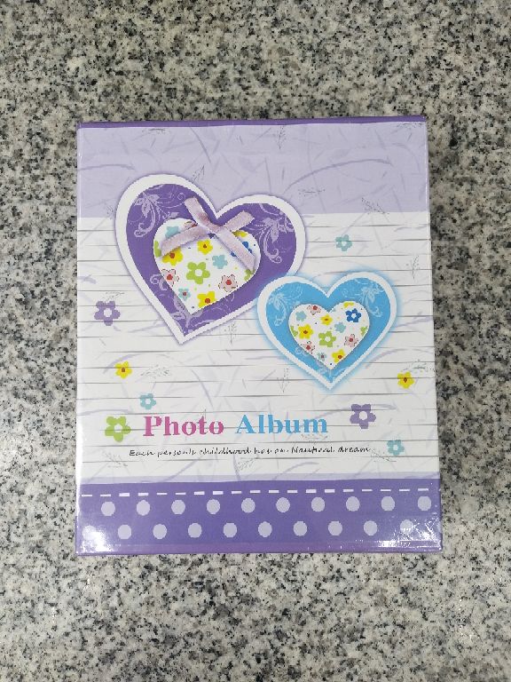 6寸爱心小花朵插页式盒装相册影集    6寸40张