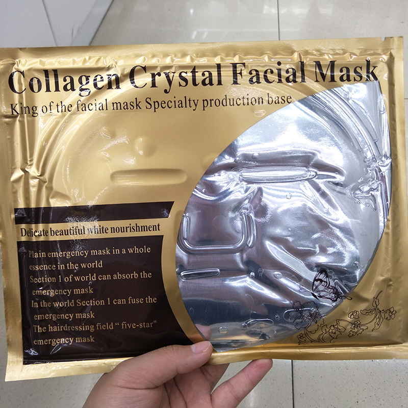 Download Supply Gold Foil Collagen Crystal Facial Mask Gold Collagen Facial Mask With Hydrating Oem Processing And Wholesale PSD Mockup Templates