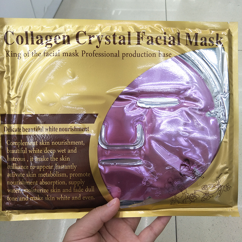 Download Supply Gold Foil Collagen Crystal Facial Mask Gold Collagen Facial Mask With Hydrating Oem Processing And Wholesale PSD Mockup Templates