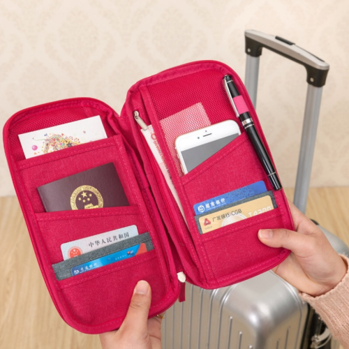 Viamonoh Airbag ID Storage Bag Coin Purse Travel Card Package Card Holder Passport Holder