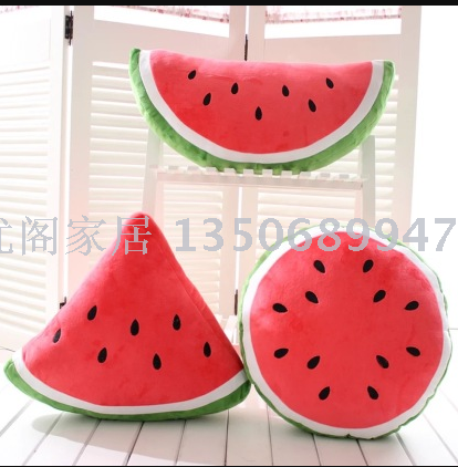 youge creative plush toy watermelon pillow triangle cushion cushion