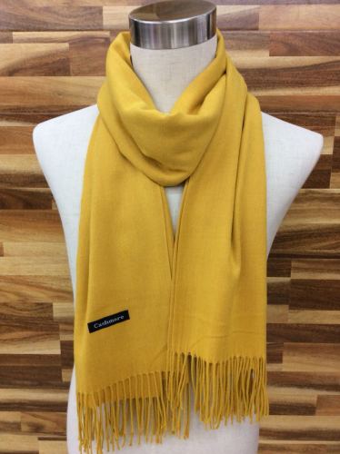 new pure color cashmere-like scarf high-end temperament scarf trendy custom all-match shawl scarf holiday gift