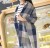 New Korean version of cashmere pure color large plaid scarf shawl dual purpose warm scarf