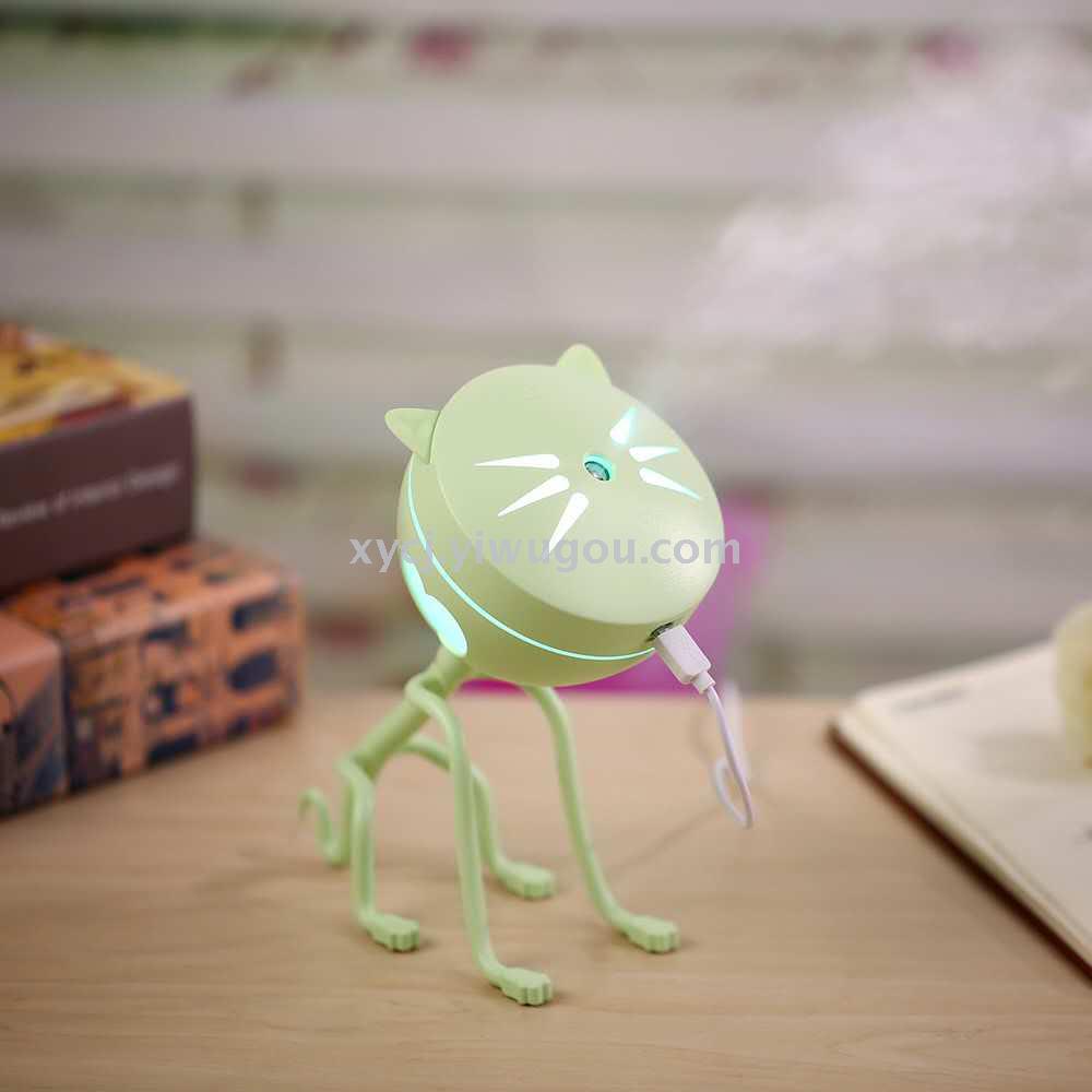 New creative and cute cartoon kitten humidifier, household ultrasonic atomization mini small USB humidifier pic 4