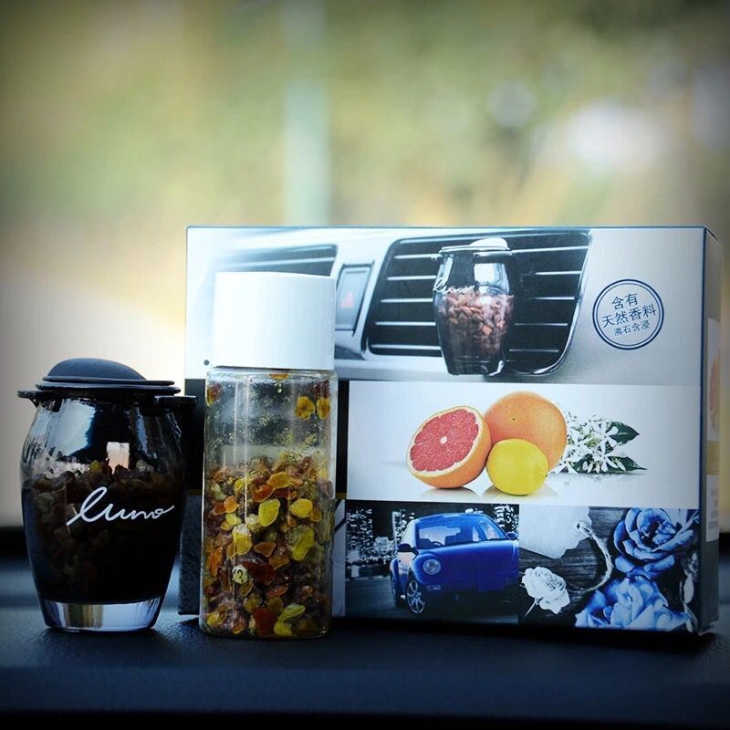 新款沸石风口香水汽车空调出风口香水车用车载石头风口香水批发