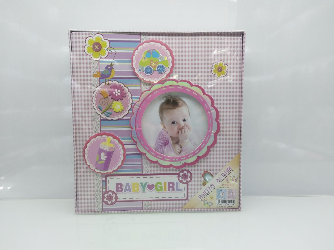 新品立体插页式宝宝相册影集

6寸120张相册