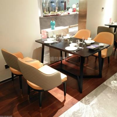 Wuhan resort hotel light luxurious modern table and chair hotel lobby simple leisure negotiation chair